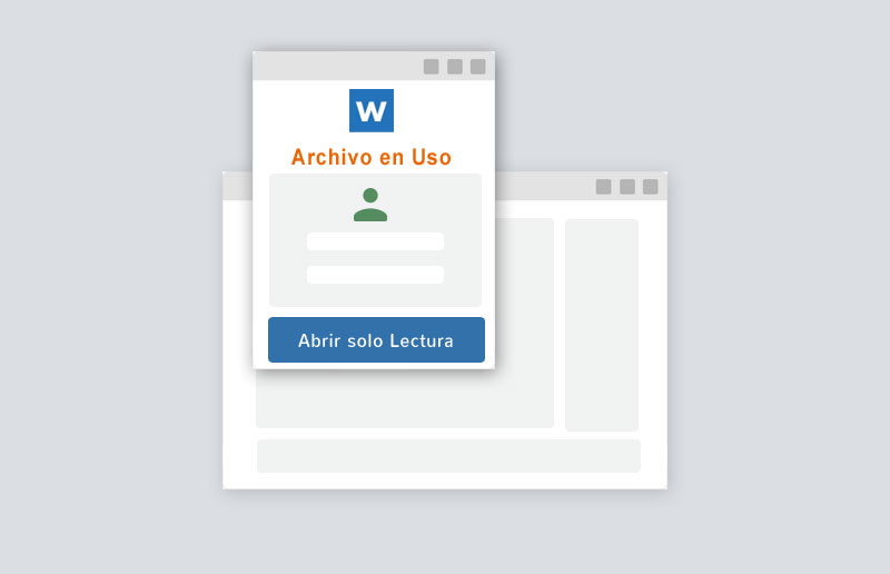 Esquema de bloqueo de archivos que evita conflictos